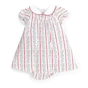 Pearly Gates X Edgehill Collection Christmas Holly Print Dress 18M